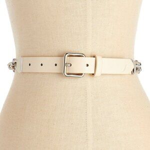 Nautica Women's Accessories Chain Accent Belt Camel Size Large New